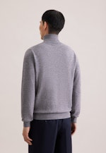 Regular Pullover Uni in Grau |  Seidensticker Onlineshop