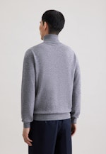 Regular Pullover Uni in Grau |  Seidensticker Onlineshop