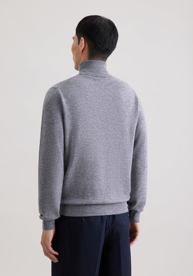 Regular Pull-over Uni dans Gris | Boutique en ligne Seidensticker