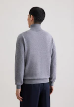 Regular Pull-over Uni in Gris |  Seidensticker Onlineshop