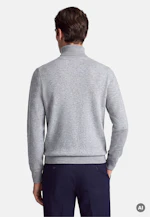 Regular Pullover Uni in Grau |  Seidensticker Onlineshop