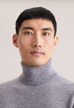 Regular Pullover Uni in Grau |  Seidensticker Onlineshop