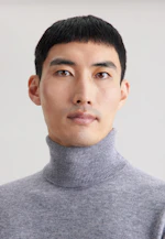 Regular Pull-over Uni in Gris |  Seidensticker Onlineshop