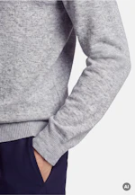Regular Pullover Uni in Grau |  Seidensticker Onlineshop
