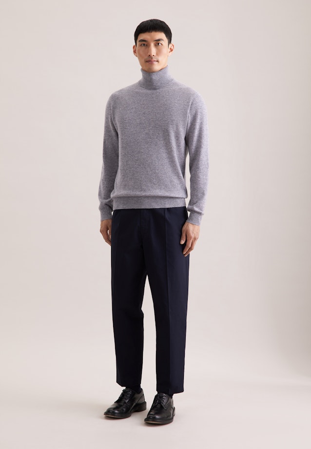 Pullover Uni in Grau |  Seidensticker Onlineshop