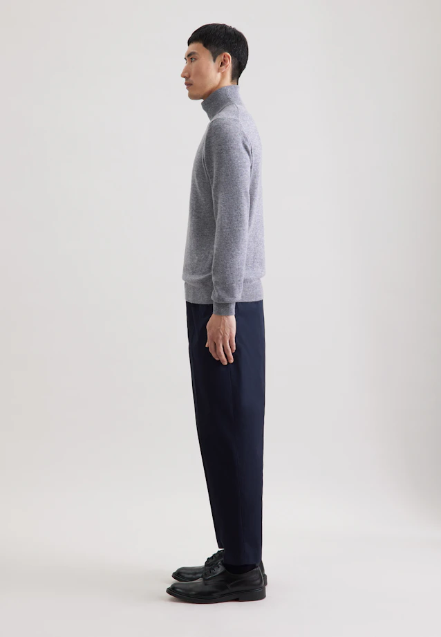 Regular Pull-over Uni in Gris |  Seidensticker Onlineshop