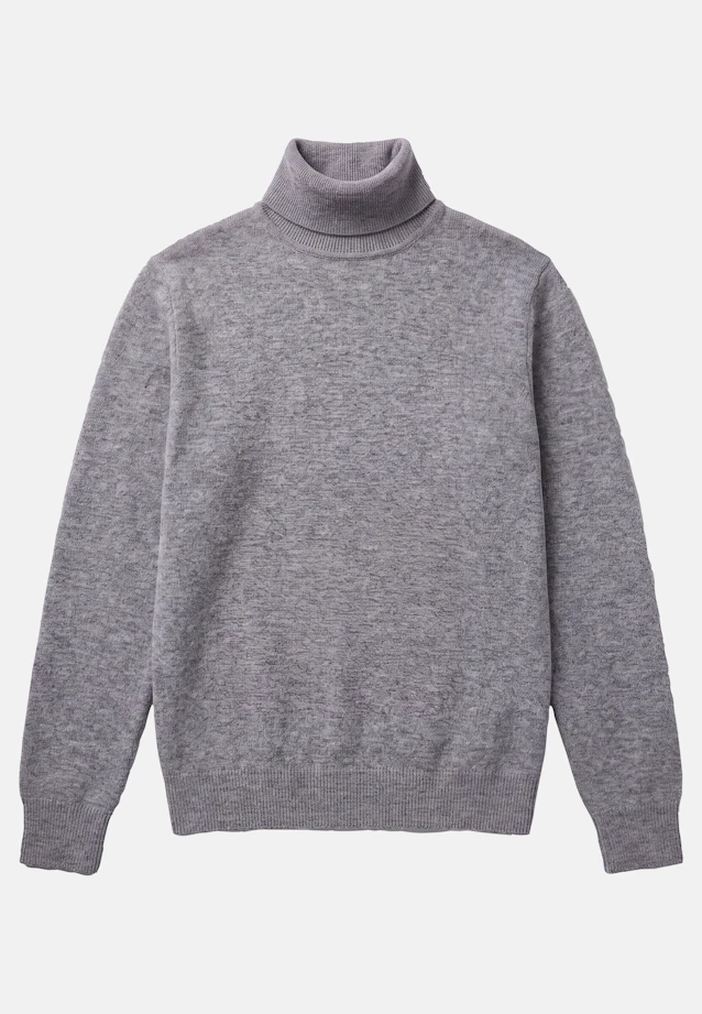 Regular Pull-over Uni in Gris |  Seidensticker Onlineshop