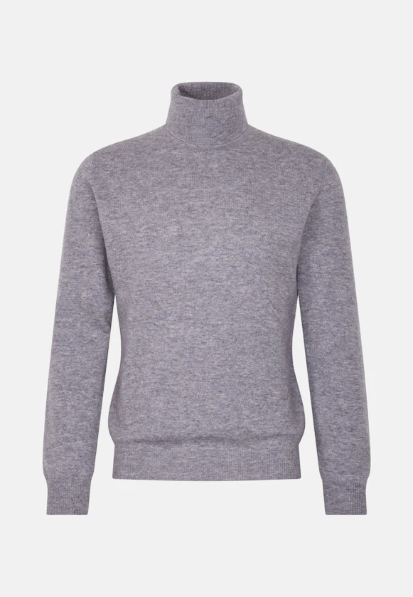 Regular Pull-over Uni in Gris |  Seidensticker Onlineshop