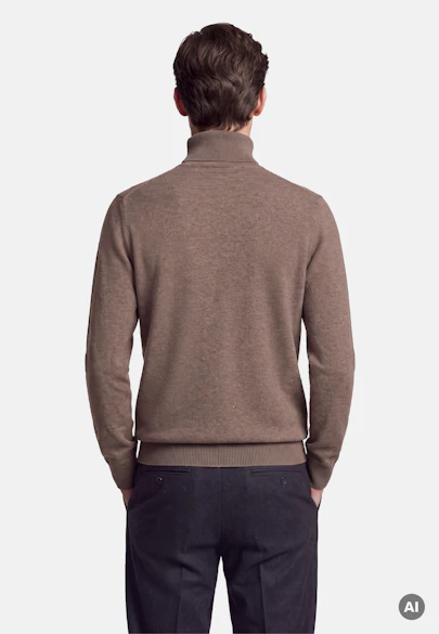 Regular Pullover Uni in Beige |  Seidensticker Onlineshop