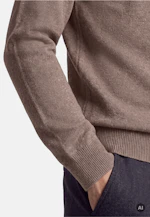 Regular Pullover Uni in Beige |  Seidensticker Onlineshop