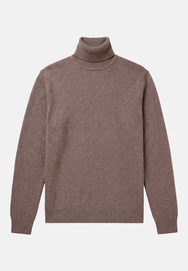 Regular Pullover Uni in Beige |  Seidensticker Onlineshop