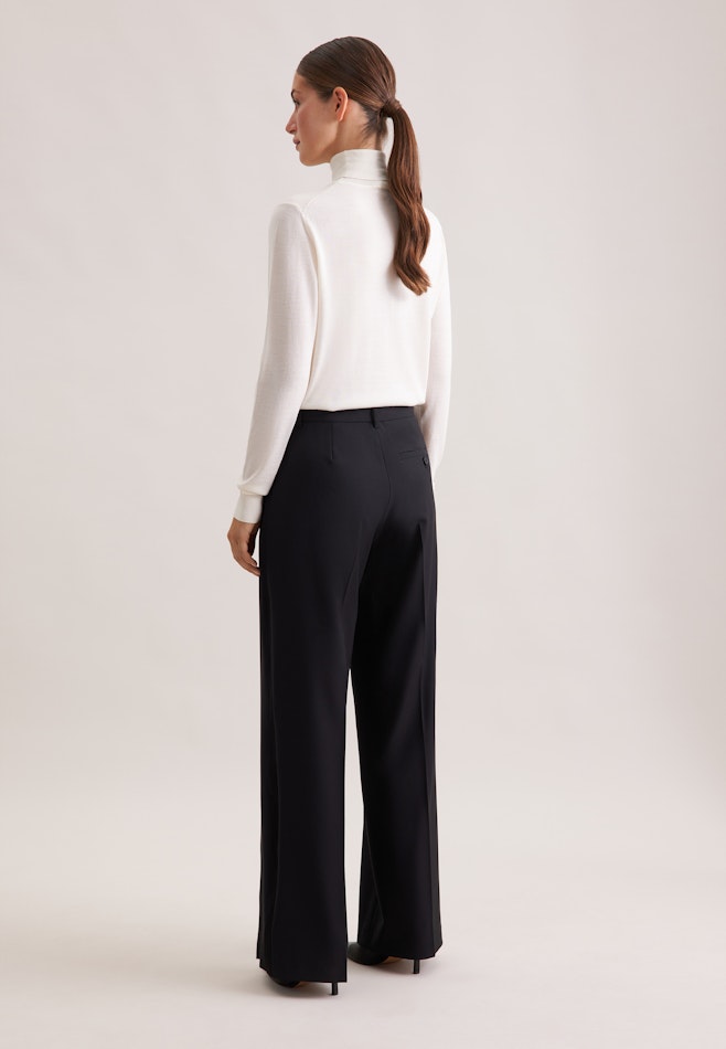 Gerade Smokinghose mit Galonstreifen in Schwarz | Seidensticker Onlineshop
