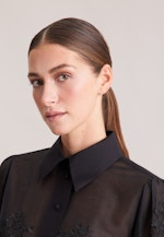 Stickereibluse in A- Linie in Schwarz |  Seidensticker Onlineshop