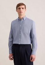 Comfort Chemise d'affaires Imprimé in Bleu Foncé |  Seidensticker Onlineshop