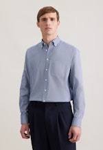 Comfort Chemise d'affaires Imprimé in Bleu Foncé |  Seidensticker Onlineshop