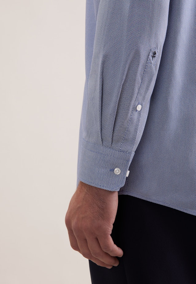 Comfort Chemise d'affaires Imprimé in Bleu Foncé |  Seidensticker Onlineshop