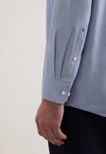 Comfort Business Hemd Druck in Dunkelblau |  Seidensticker Onlineshop