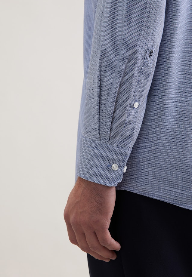 Comfort Chemise d'affaires Imprimé in Bleu Foncé |  Seidensticker Onlineshop