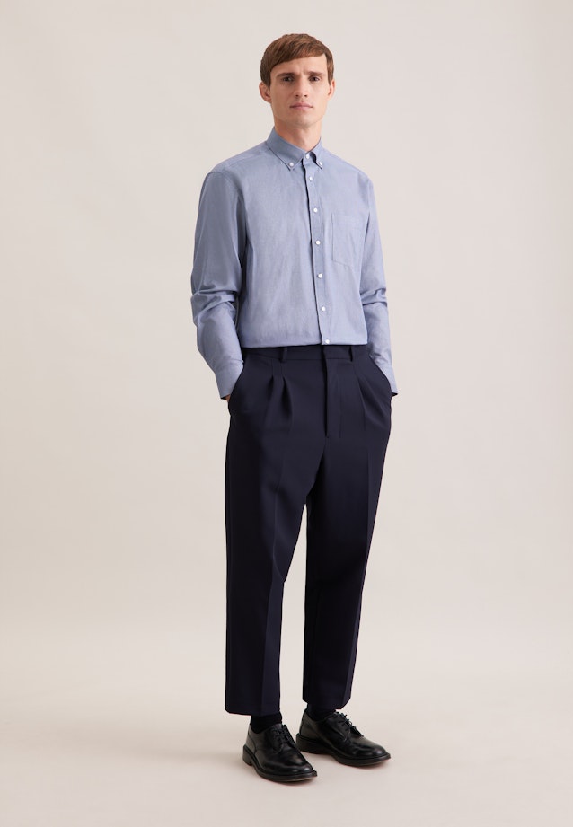 Comfort Chemise d'affaires Imprimé in Bleu Foncé |  Seidensticker Onlineshop