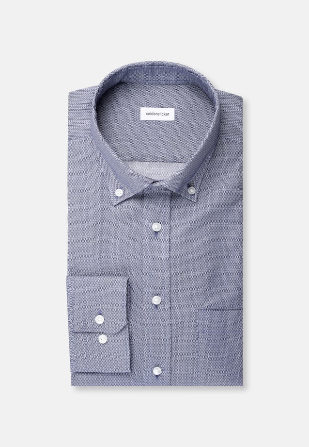 Comfort Chemise d'affaires Imprimé in Bleu Foncé |  Seidensticker Onlineshop