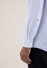 Comfort Business Hemd Druck in Mittelblau |  Seidensticker Onlineshop