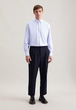 Comfort Chemise d'affaires Imprimé in Bleu Moyen |  Seidensticker Onlineshop