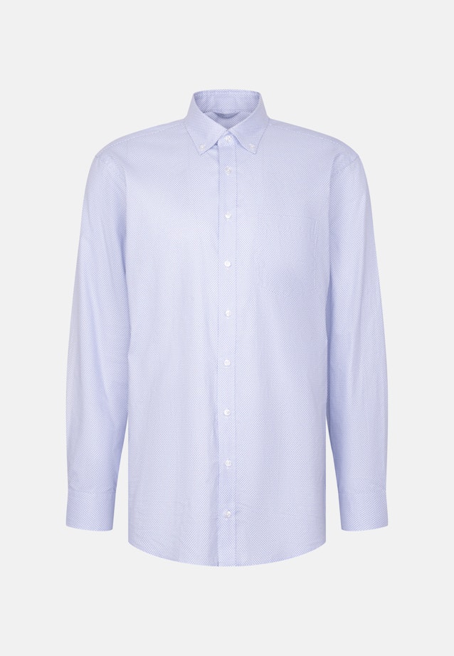 Comfort Chemise d'affaires Imprimé in Bleu Moyen |  Seidensticker Onlineshop