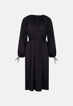 Raglankleid mit Schleifendetail in Schwarz |  Seidensticker Onlineshop