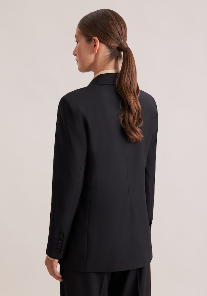 Zweireihiger Smoking Blazer in Schwarz | Seidensticker Onlineshop