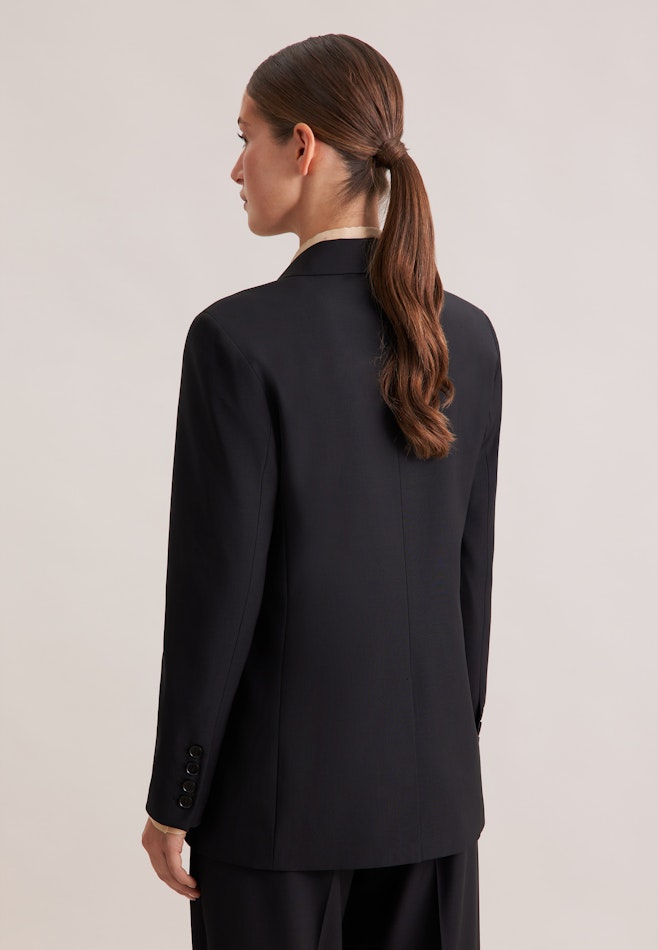 Zweireihiger Smoking Blazer in Schwarz | Seidensticker Onlineshop