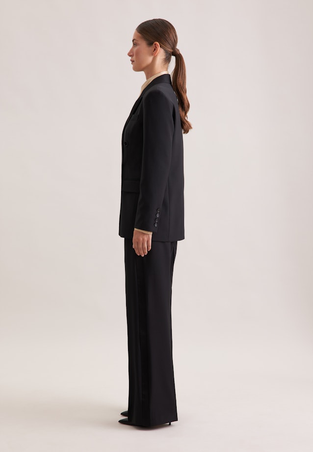 Zweireihiger Smoking Blazer in Schwarz |  Seidensticker Onlineshop