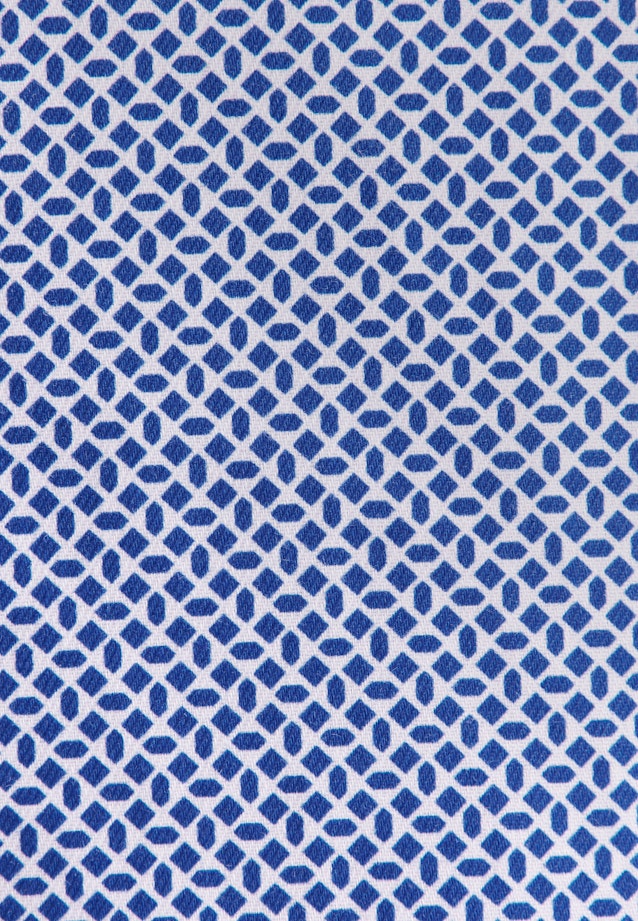 Slim Business shirt Print in Mittelblau |  Seidensticker Onlineshop