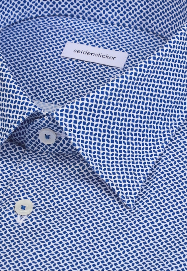 Slim Chemise d'affaires Imprimé dans Bleu Moyen | Boutique en ligne Seidensticker