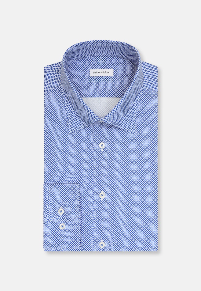 Slim Chemise d'affaires Imprimé dans Bleu Moyen | Boutique en ligne Seidensticker