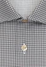 Shaped Business Hemd Druck in Beige |  Seidensticker Onlineshop