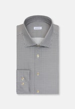 Shaped Business Hemd Druck in Beige |  Seidensticker Onlineshop