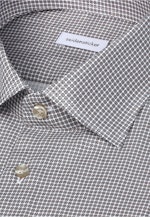 Slim Business Hemd Druck in Beige |  Seidensticker Onlineshop