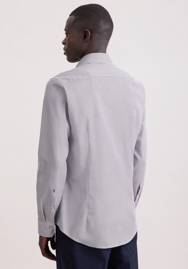 Slim Business Hemd Druck in Beige | Seidensticker Onlineshop