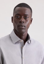 Slim Business Hemd Druck in Beige |  Seidensticker Onlineshop