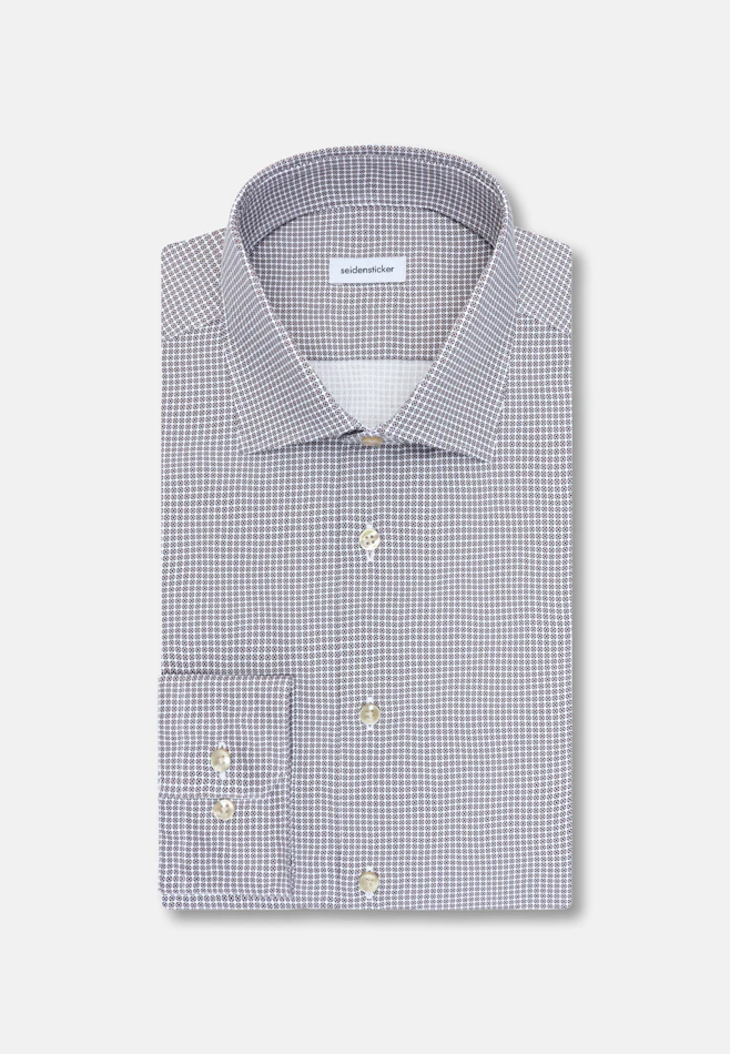 Slim Chemise d'affaires Imprimé dans Beige | Boutique en ligne Seidensticker