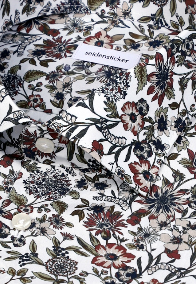 Slim Business Hemd Druck in Grün |  Seidensticker Onlineshop