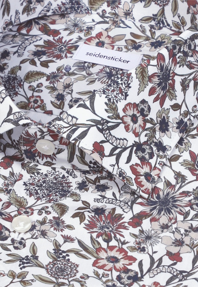 Slim Business Hemd Druck in Grün | Seidensticker Onlineshop