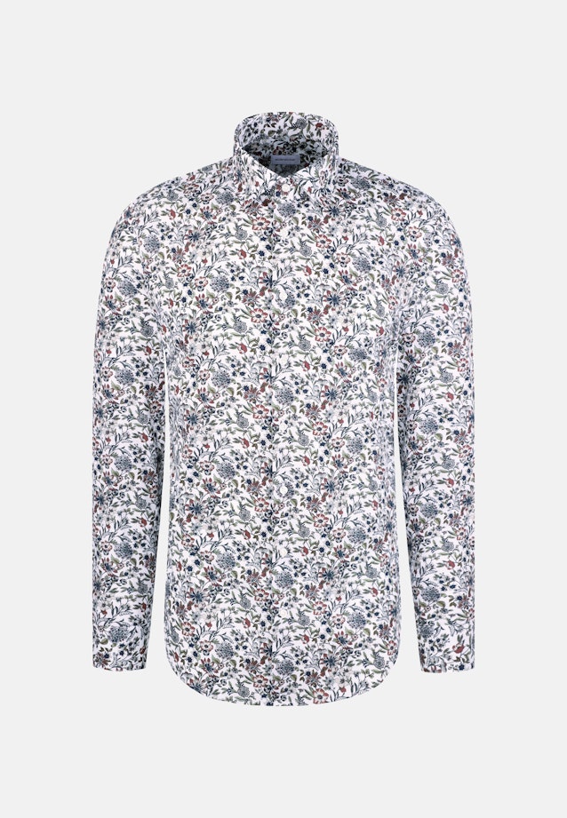 Slim Business Hemd Druck in Grün |  Seidensticker Onlineshop