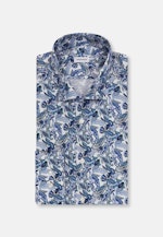 Slim Business Hemd Druck in Türkis |  Seidensticker Onlineshop