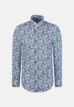 Slim Business Hemd Druck in Türkis |  Seidensticker Onlineshop