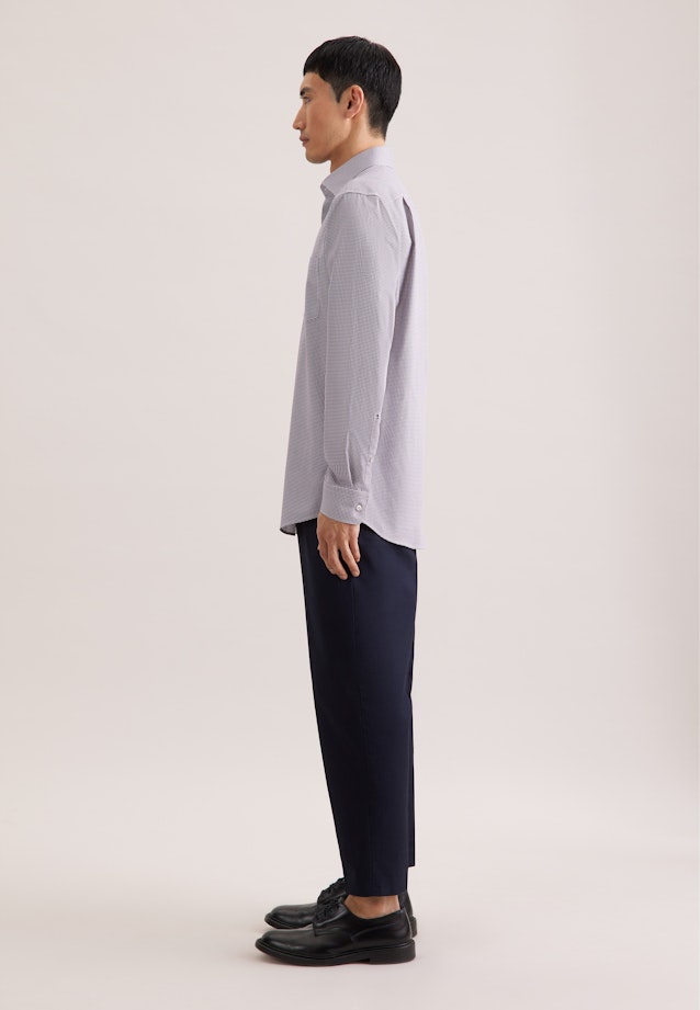 Comfort Business Hemd Druck in Beige |  Seidensticker Onlineshop