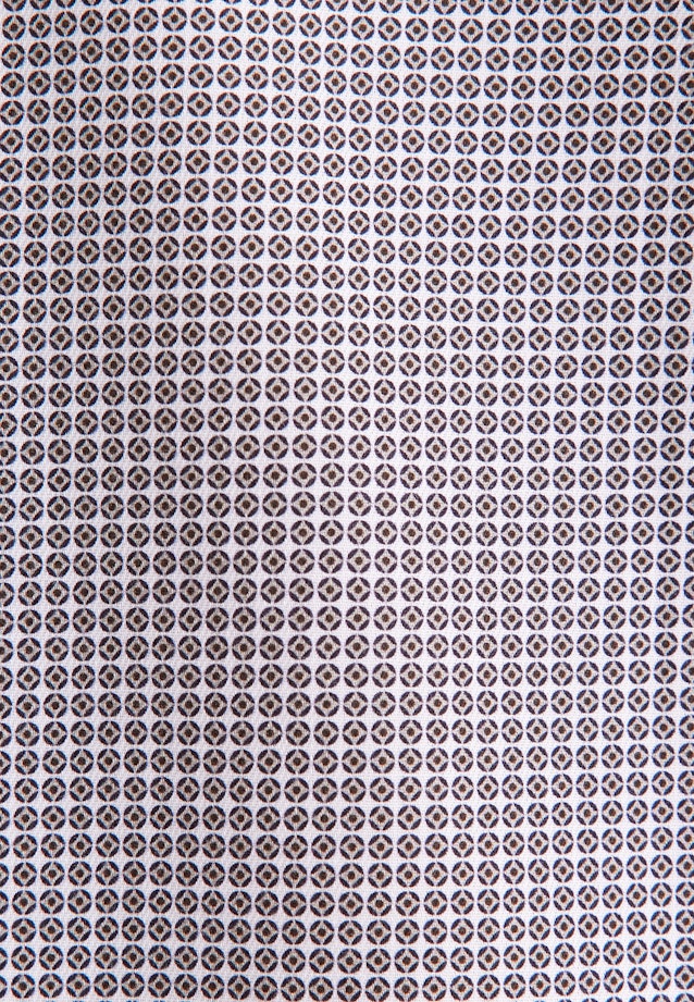 Regular Business Hemd Druck in Beige |  Seidensticker Onlineshop