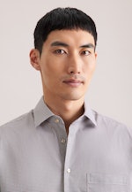 Regular Business shirt Print in Beige |  Seidensticker Onlineshop