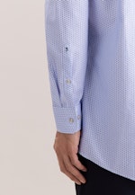 Regular Business Hemd Druck in Hellblau |  Seidensticker Onlineshop