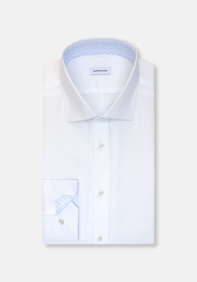 Shaped Chemise d'affaires Structure dans Blanc | Boutique en ligne Seidensticker